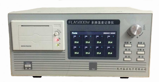 FLA5800W多路溫度記錄儀（可手動或自動打印測試數(shù)據(jù)，選配USB接口）